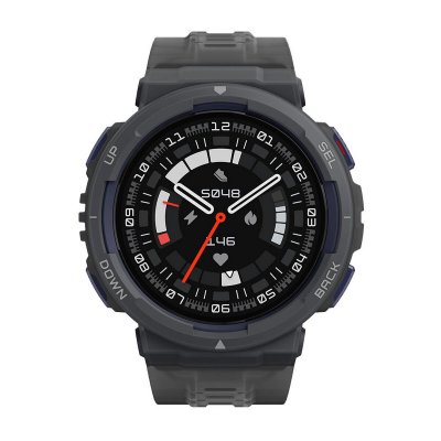 Amazfit Smartklocka Active Edge Svart Grå 1, 75" 46 mm Plast