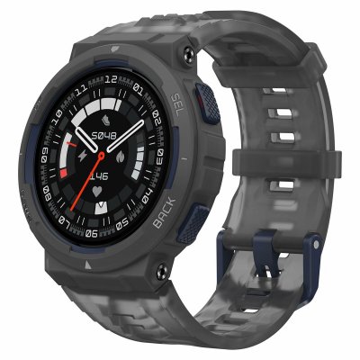 Amazfit Smartklocka Active Edge Svart Grå 1, 75" 46 mm Plast