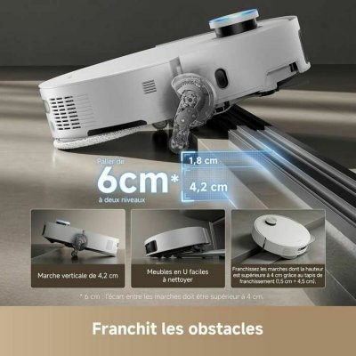 Dreame Robotdammsugare X50 Ultra Complete 700W 6400mAh 20000Pa WiFi och Appstyrning svart