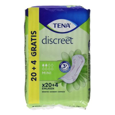 Inkontinens Sanitærpute Discreet Mini Tena (24 uds)