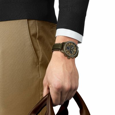 Tissot Herrklocka CHRONO XL (Ø 45 mm) Läder