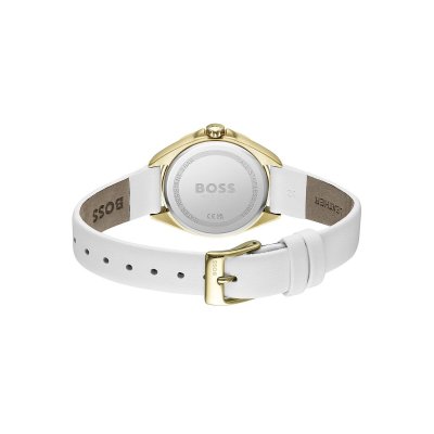 Hugo Boss Damklocka 1502619 (Ø 39 mm) Vit Rostfritt stål