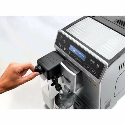 DeLonghi Superautomatisk kaffebryggare Cappuccino ETAM 29. 660. SB Silvrig 1450 W 15 bar 1, 4 L Svart Rostfritt stål