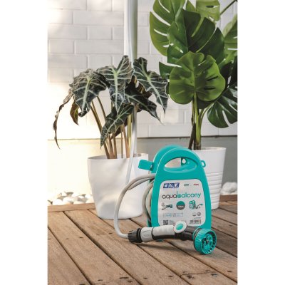 GF Garden Slang med tillbehörssats Aquabalcony Plast 10 m Mini Vit