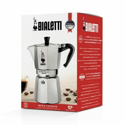 Bialetti Italiensk Kaffepanna 0001167/MR Silvrig aluminium