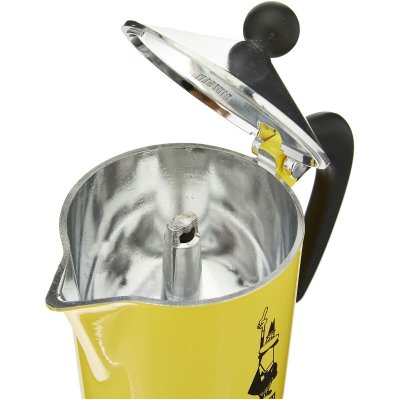 Bialetti Italiensk Kaffepanna Rainbow Gul Jaune Metall 6 Koppar aluminium
