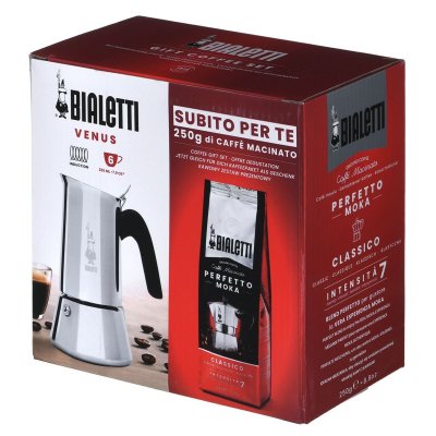 Bialetti Italiensk Kaffepanna Bialetti Svart