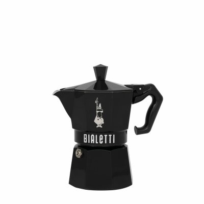 Bialetti Italiensk Kaffepanna MOKA EXCLUSIVE Svart Aluminium 3 Csészék