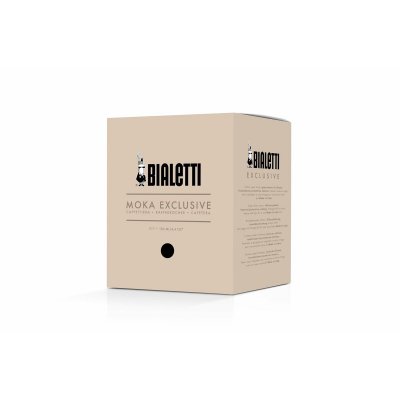 Bialetti Italiensk Kaffepanna MOKA EXCLUSIVE Svart Aluminium 3 Csészék