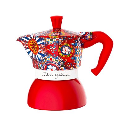Bialetti Italiensk Kaffepanna 0005337 Röd Aluminium 2 Csészék