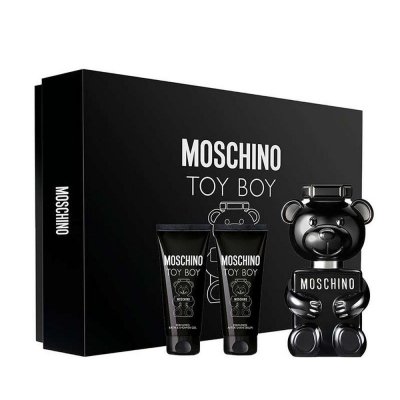 Sett herre parfyme Toy Boy Moschino 6W0680 3 Deler (3 pcs)