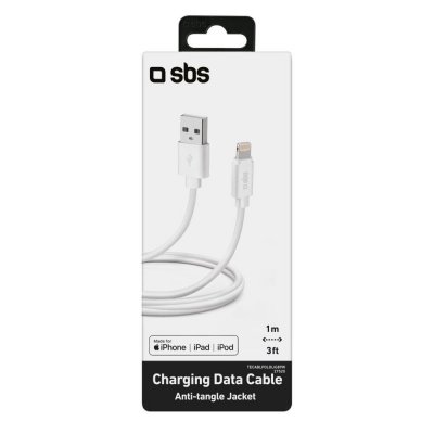 Data-/laddningskabel med USB SBS TECABLPOLOLIG89W