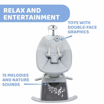 Chicco Hängmatta för bebis 08079890160000 Svart Grå Plast