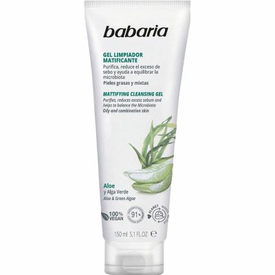 Babaria Rengörande ansiktsgel Aloe Vera 150 ml Matt ytbehandling