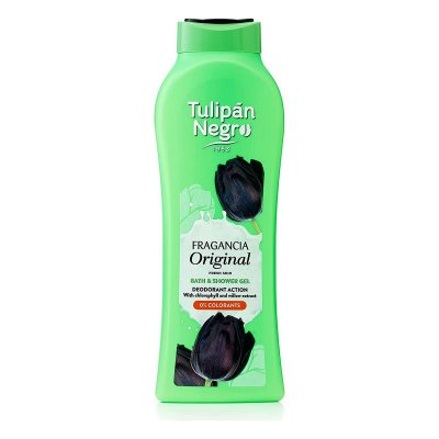 Tulipán Negro Tulipán svart Tulipán svart Tulipan svart Original Deodorant brusecreme 650 ml