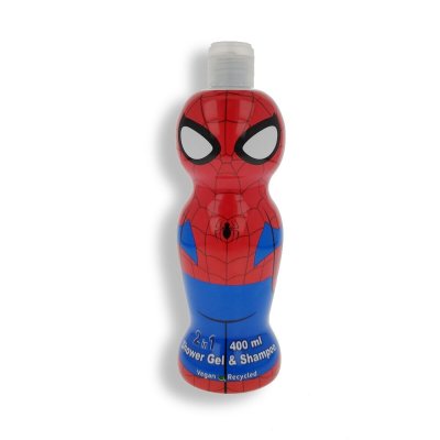 2-i-1 Gel og Sjampo Air-Val Spiderman 400 ml