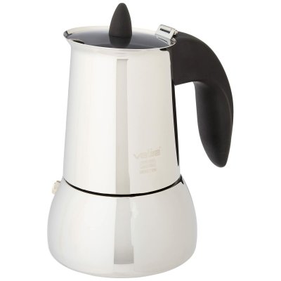 Valira Italiensk Kaffepanna ISABELLA 4T Stål Rostfritt 4 Csészék svart Rostfritt stål