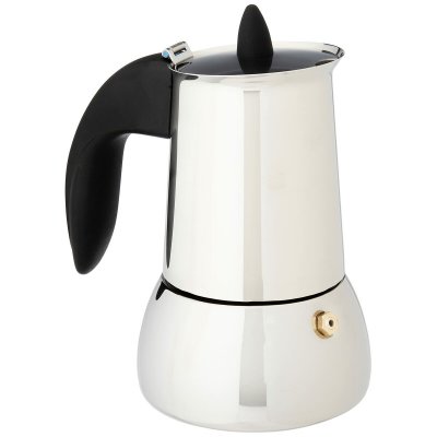 Valira Italiensk Kaffepanna ISABELLA 4T Stål Rostfritt 4 Csészék svart Rostfritt stål