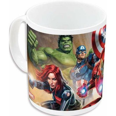 The Avengers Mugg Infinity Vit Keramik Röd (350 ml)