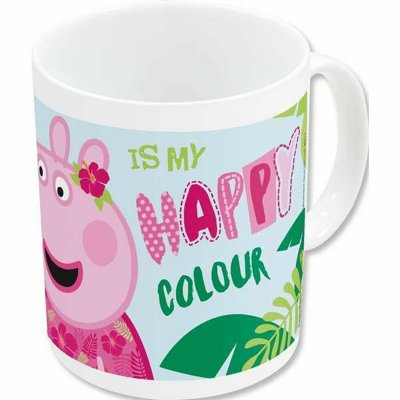 Peppa Pig Mugg Having fun Keramik Ljusrosa (350 ml)