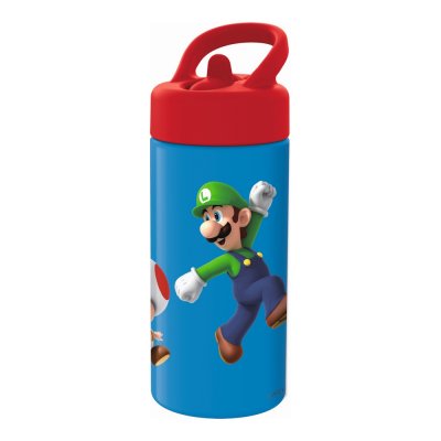Vattenflaska Super Mario Röd Blå (410 ml)