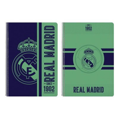 Bok med ringer Real Madrid C.F. 512057066 Grønn A4