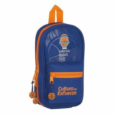 Valencia Basket Pennfodral Ryggsäck M747 Blå orange 12 x 23 5 cm (33 Delar) Polyester