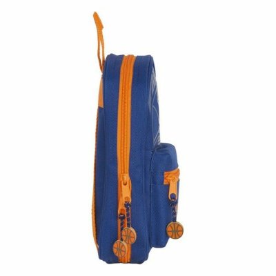 Valencia Basket Pennfodral Ryggsäck M747 Blå orange 12 x 23 5 cm (33 Delar) Polyester