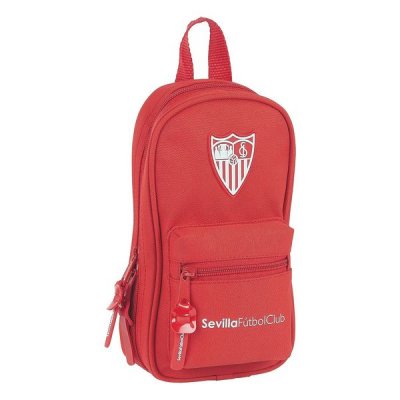Rucksack mit Federtaschen Sevilla Fútbol Club M847 Rot 12 x 23 x 5 cm