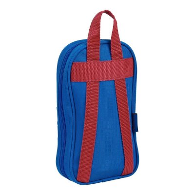 F. C. Barcelona Pennfodral Ryggsäck M847 Rödbrun Marinblå 12 x 23 5 cm Polyester