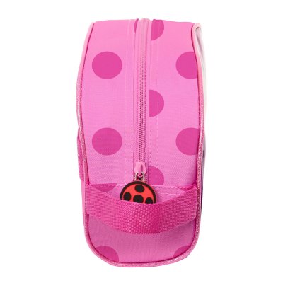 Lady Bug Skolnecessär Fuchsia 26 x 16 9 cm Polyester
