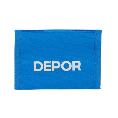 R. C. Deportivo de La Coruña R. C. Deportivo de La Coruña Plånbok Blå 12. 5 x 9. 1 cm Polyester