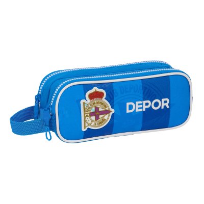 R. C. Deportivo de La Coruña R. C. Deportivo de La Coruña Dubbel bär-allt Blå 21 x 8 6 cm Polyester