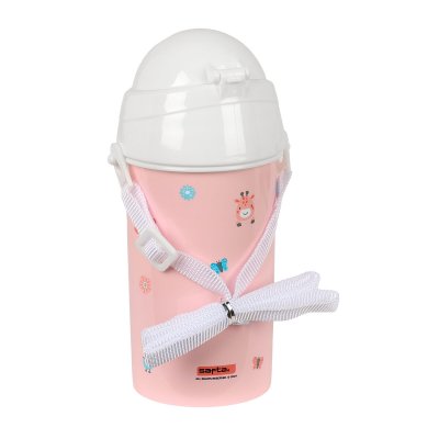 Safta Vattenflaska Jirafa Korall PVC 500 ml