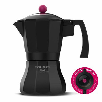 Taurus Italiensk Kaffepanna Taurus KCP9006I 6T Svart Aluminium 6 Koppar