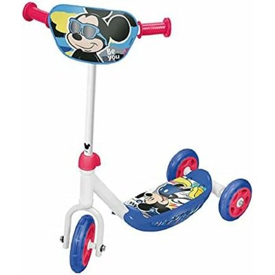Mickey Mouse Sparkcykel Vit Aluminium