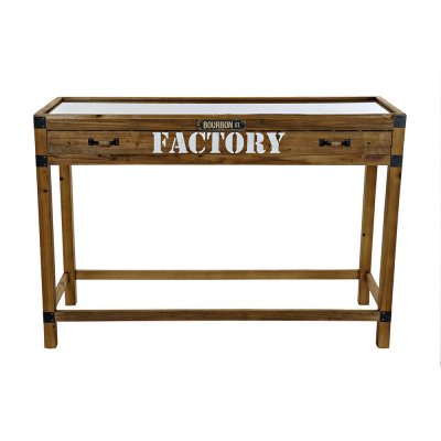 Console DKD Home Decor Factory Metaal Paulownia hout (120 x 47 x 82.5 cm)