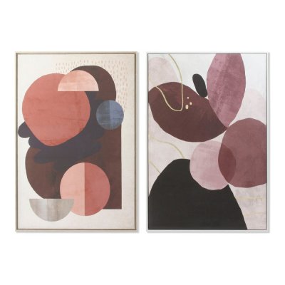 Tavla DKD Home Decor Kanvas Abstrakt Modern (83 x 4,5 x 123 cm) (2 antal)