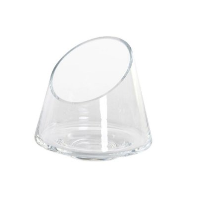 Vas DKD Home Decor Transparent Glas (Ø 11,5 cm)