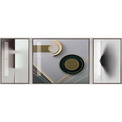 Tavla DKD Home Decor Abstrakt Modern (240 x 3 x 80 cm)
