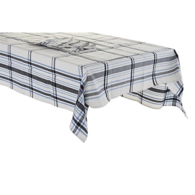 Dukar och servetter DKD Home Decor 250 x 150 x 0,5 cm Beige Blå