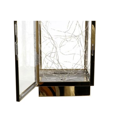 DKD Home Decor Lykta Gyllene Rostfritt stål 15 x 14 36 cm