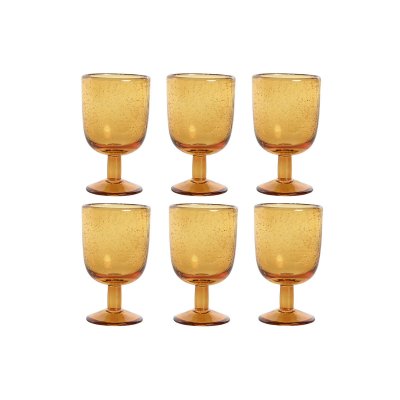 Home ESPRIT Glasset Home ESPRIT Ambra Glas 300 ml 8 x 8 x 14 cm (6 antal)