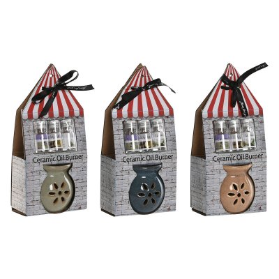 Home ESPRIT Eterisk oljebrännare 11 x 6 24, 5 cm (3 antal) Blå