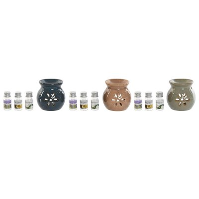 Home ESPRIT Eterisk oljebrännare 11 x 6 24, 5 cm (3 antal) Blå
