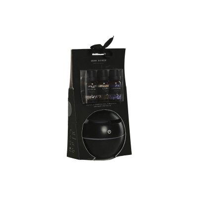 Home ESPRIT Diffuser av eteriska oljor 10 ml (4 Delar) Svart Glas