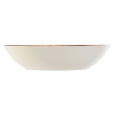 Home ESPRIT Tallriksset Home ESPRIT Brun beige Porslin 20 x 20 x 4 cm