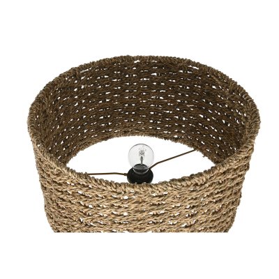 Home ESPRIT Golvlampa Brun Naturell 220 V 41 x 156 cm Metall