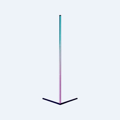 Golvlampa KSIX 12 W 220-240 V 140 cm