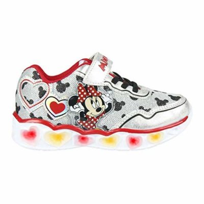Turnschuhe mit LED Minnie Mouse Silver